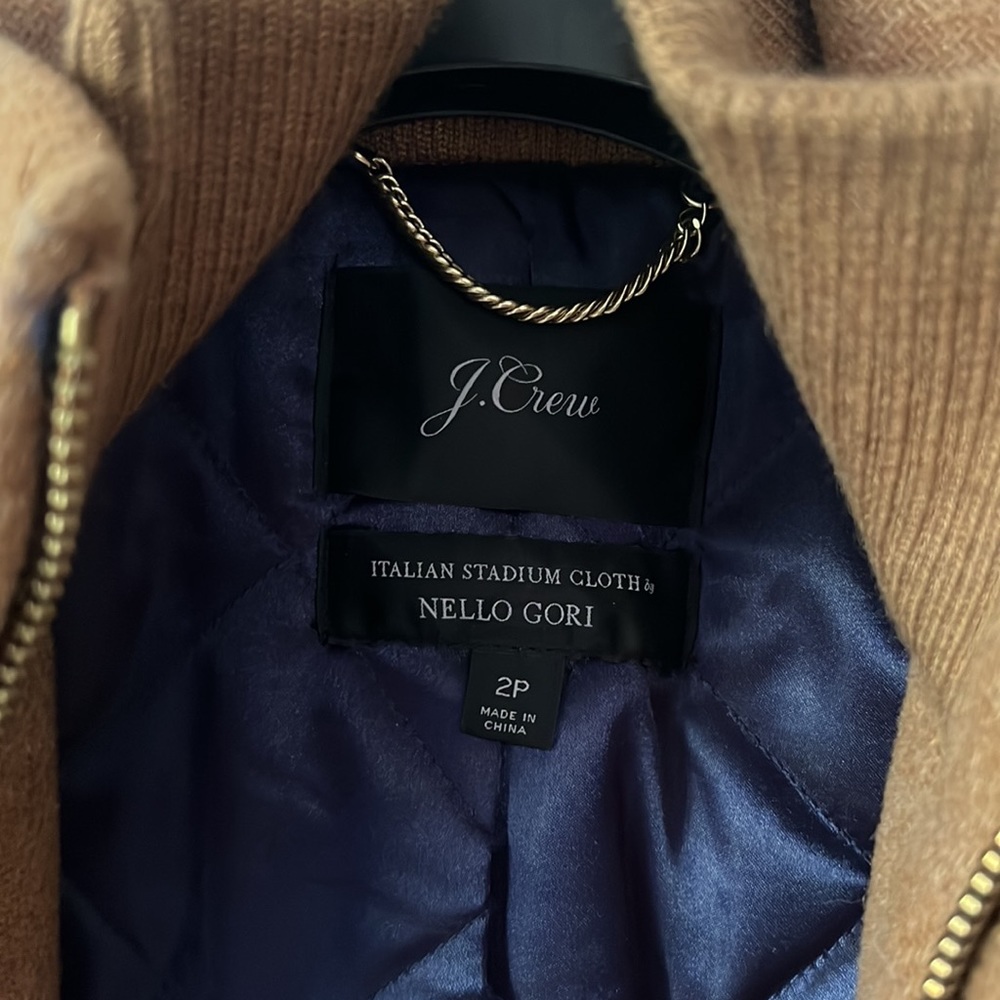 J.Crew Cocoon Wool Coat In Tan Camel Color - image 7